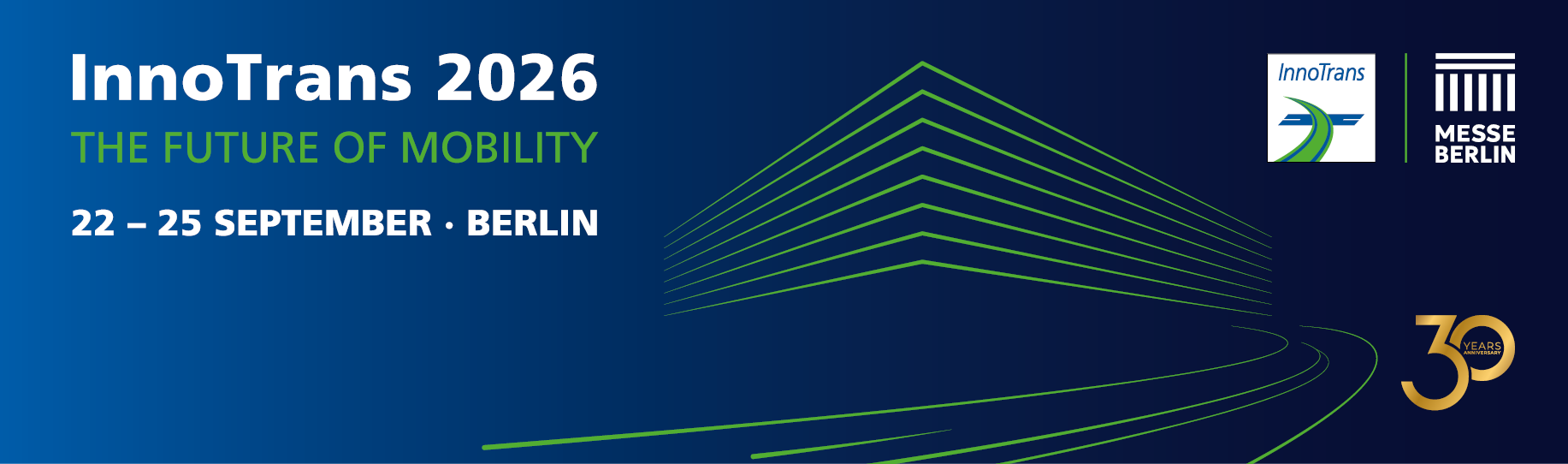 Bannergrafik für die Innotrans2026 22. - 25-09.2026