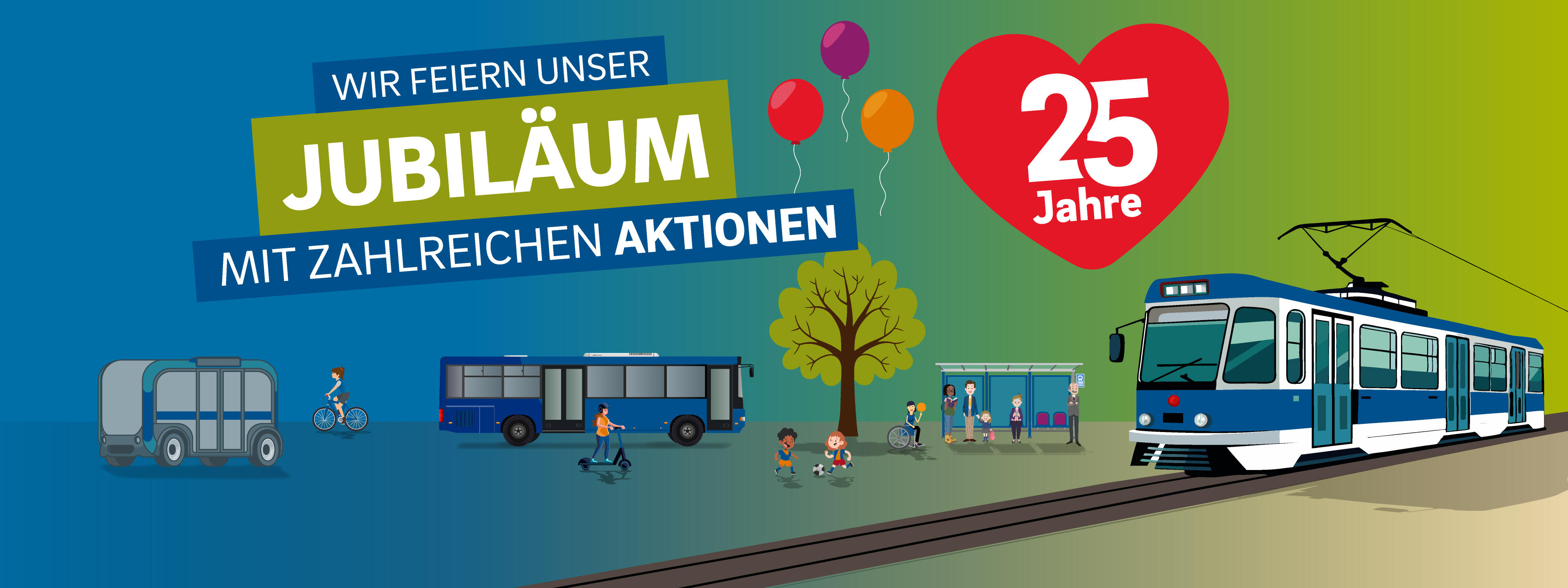 Illustration zur 25-Jahresfeier der VDV-Akademie