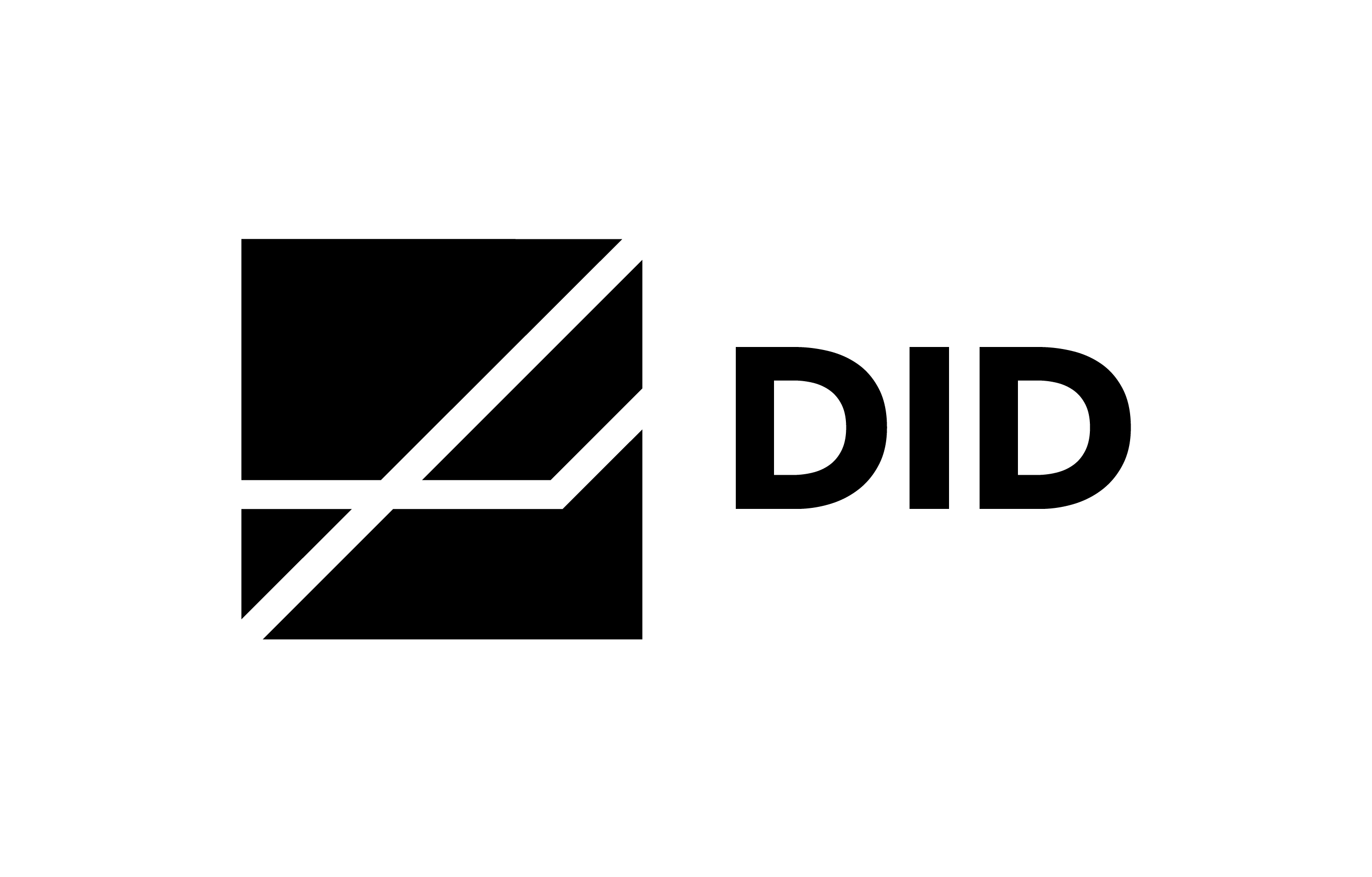 Man sieht ein schwarzes Logo mitder Aufschrift DID