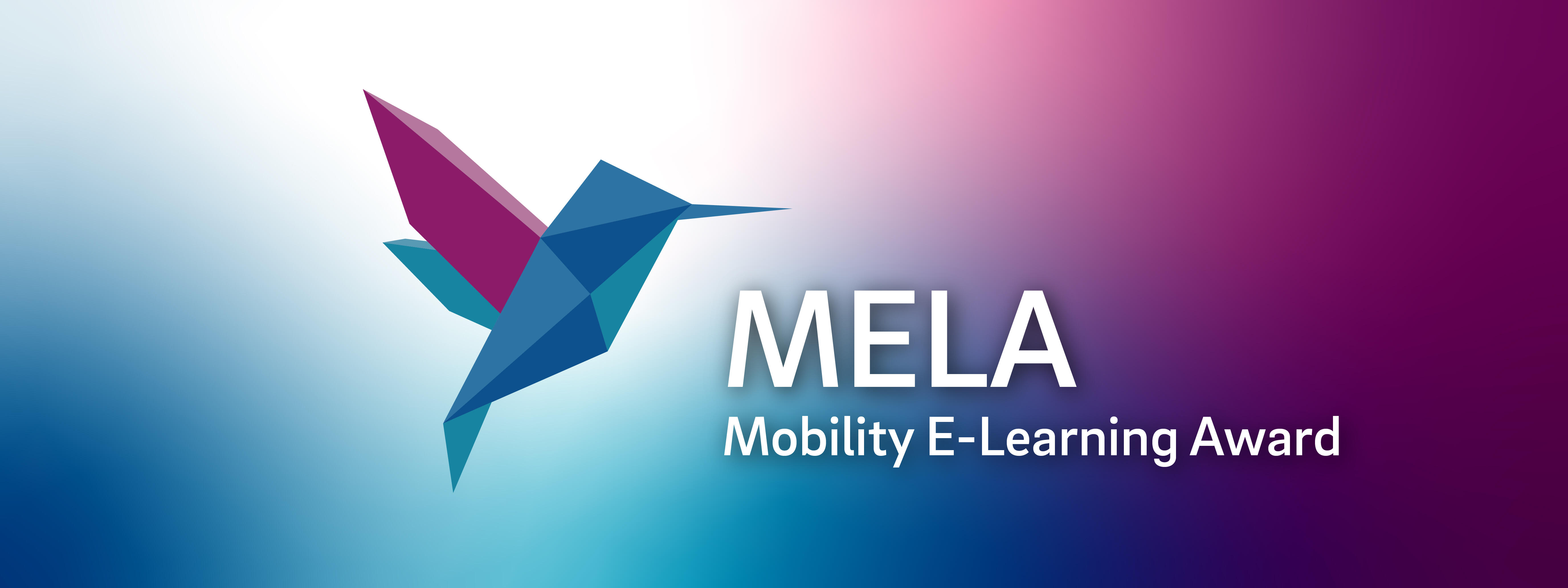 Kolibri auf violett, türkisfarbenem Hintergrund