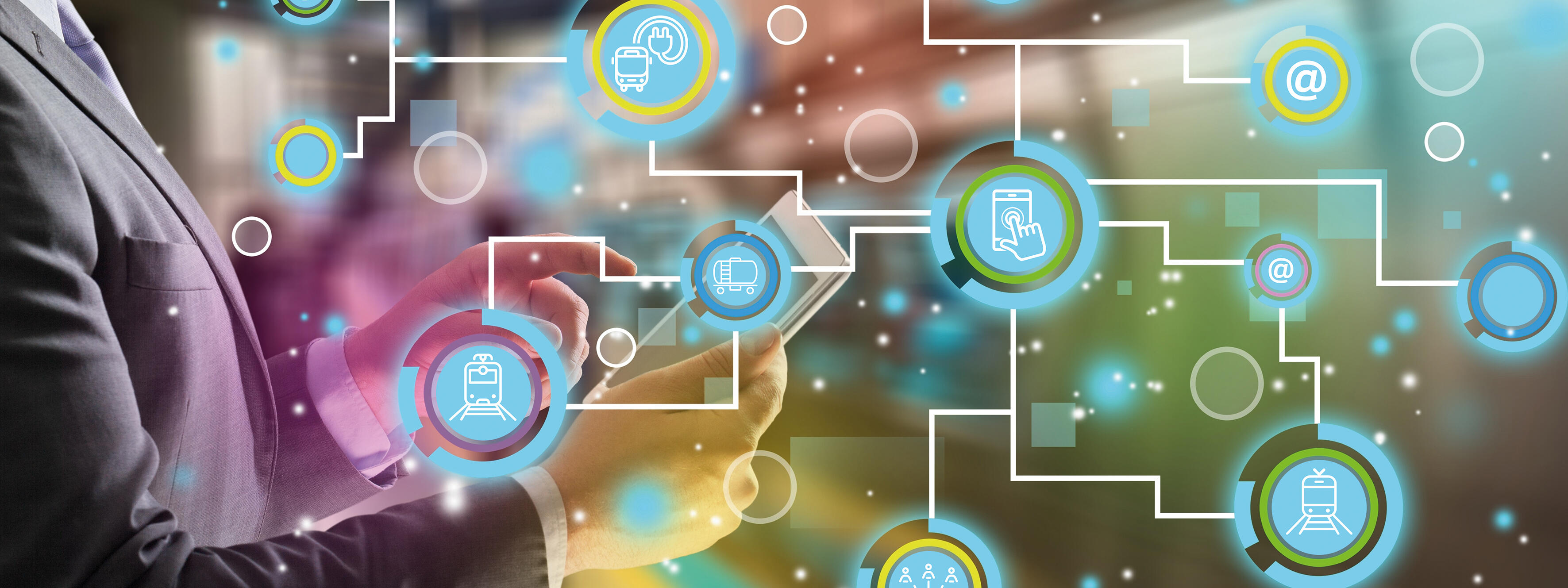 Keyvisual der VDV-Plattform digitale Transformation